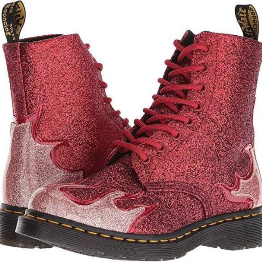 Dr marten rosso boot